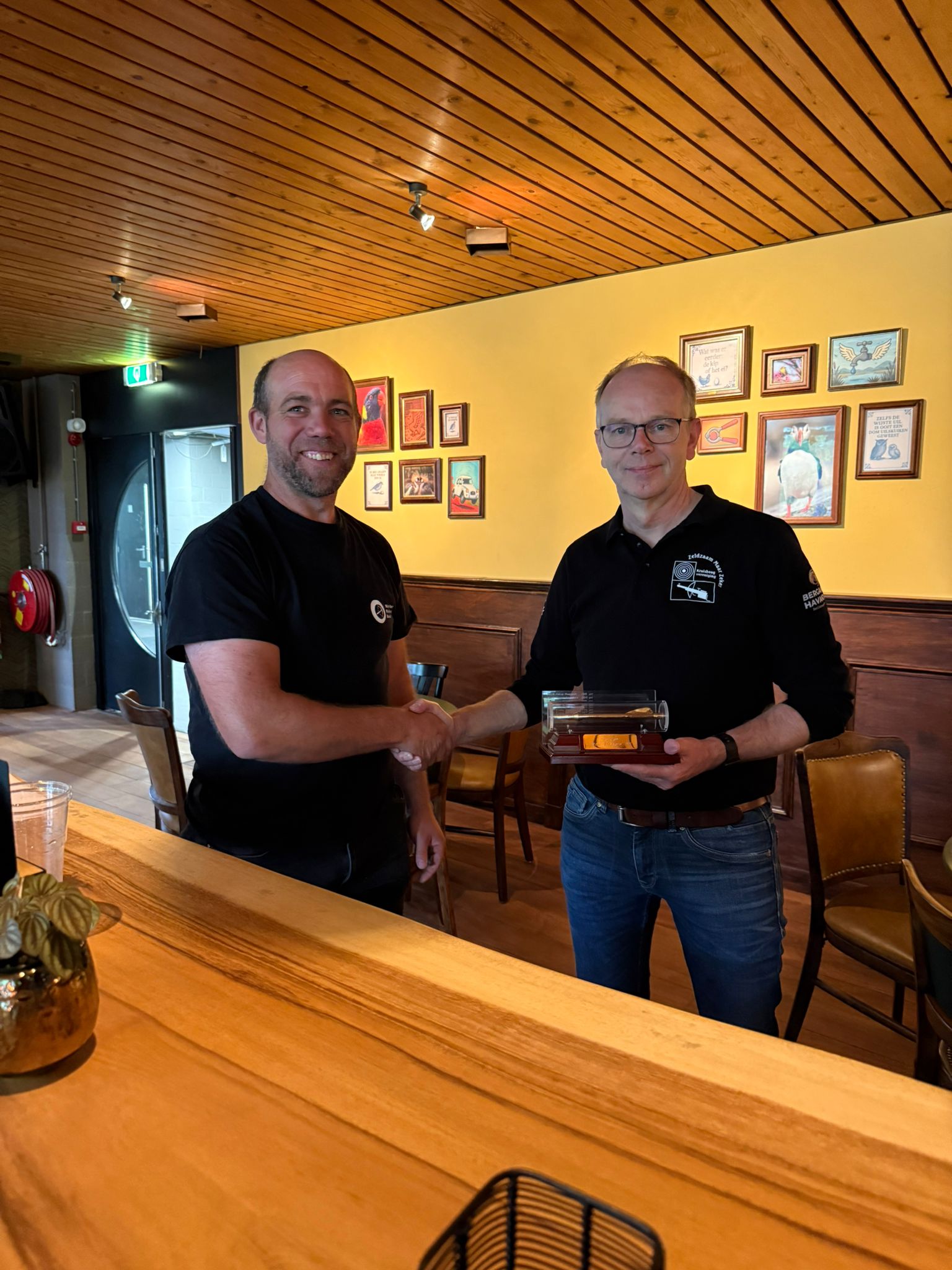 Adrie Roelands winnaar Gouden Frans Fakkers Pijl